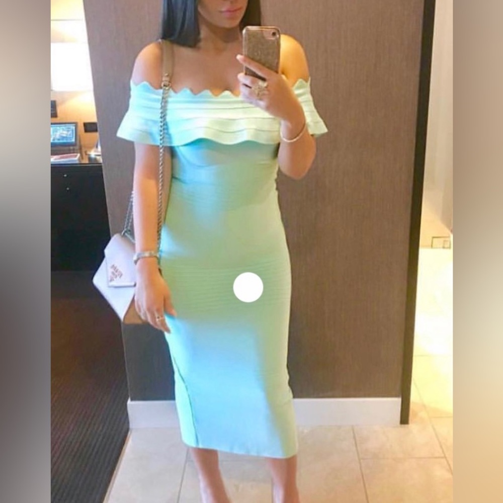 Bandage dress baby blue